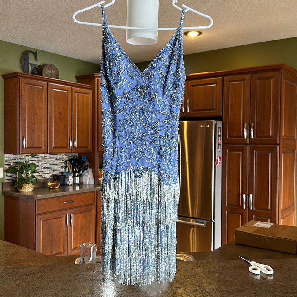 Sherry hill size 0 worn one time homecoming dress !
